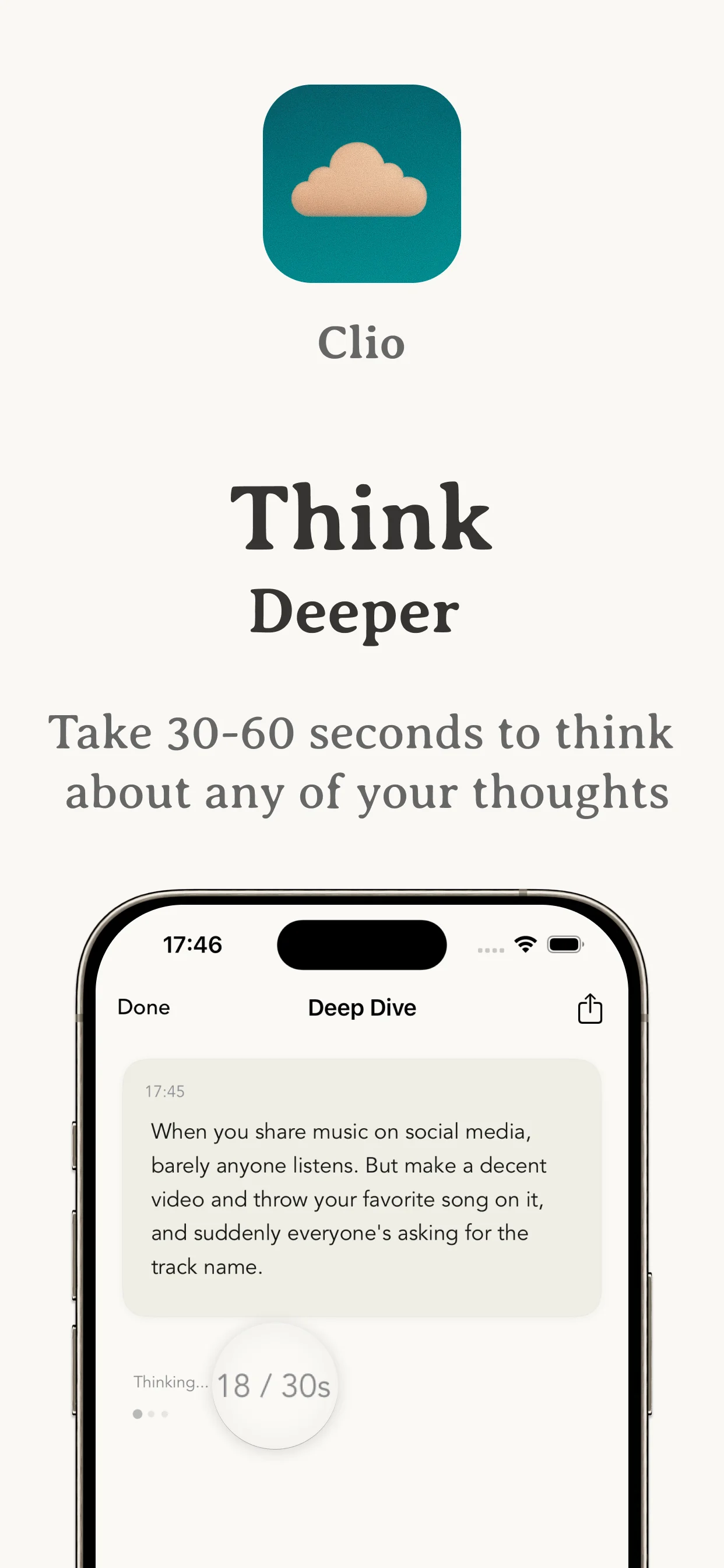 Think Deep — Clio