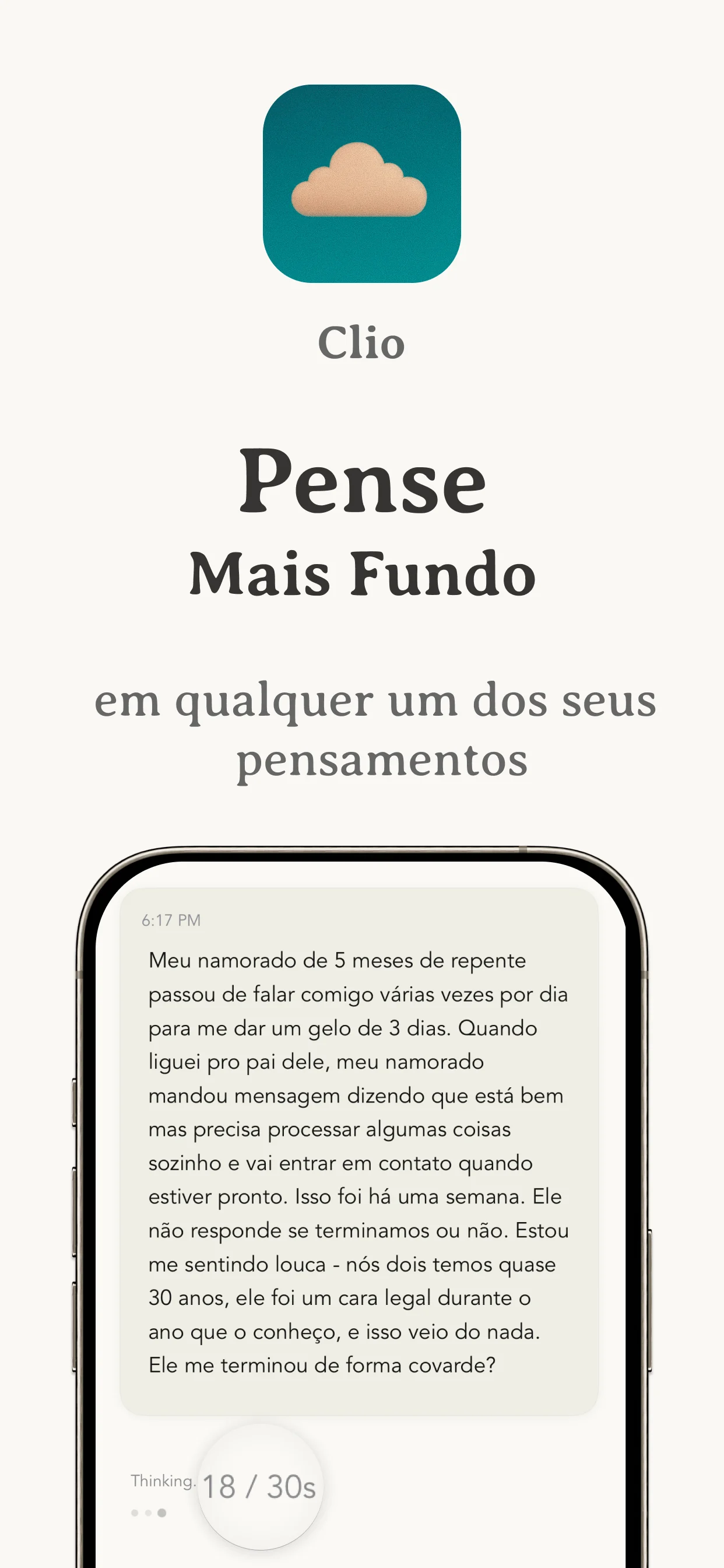 Pense profundamente — Clio